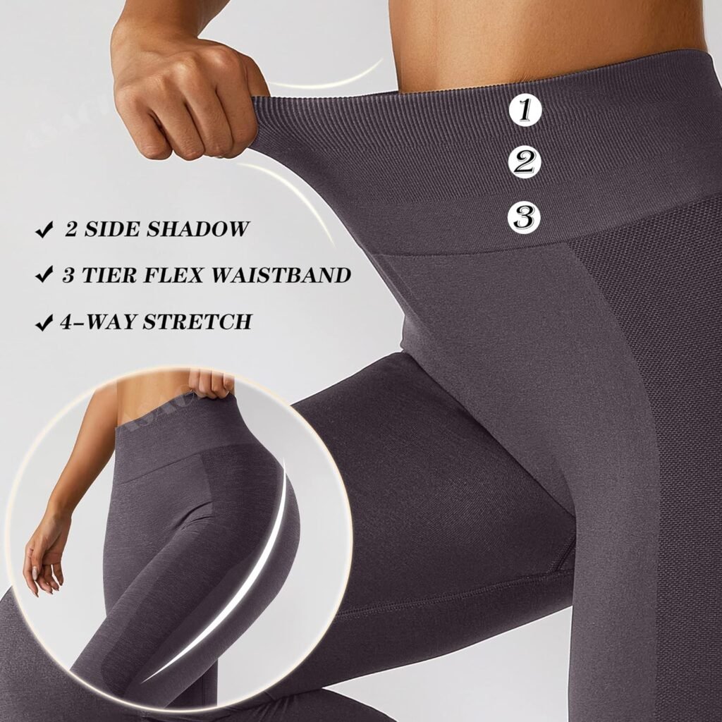 Scrunch Butt Lifting Workout Leggings for Women High Waist Yoga Pants Amplify Gym Seamless Booty Tights